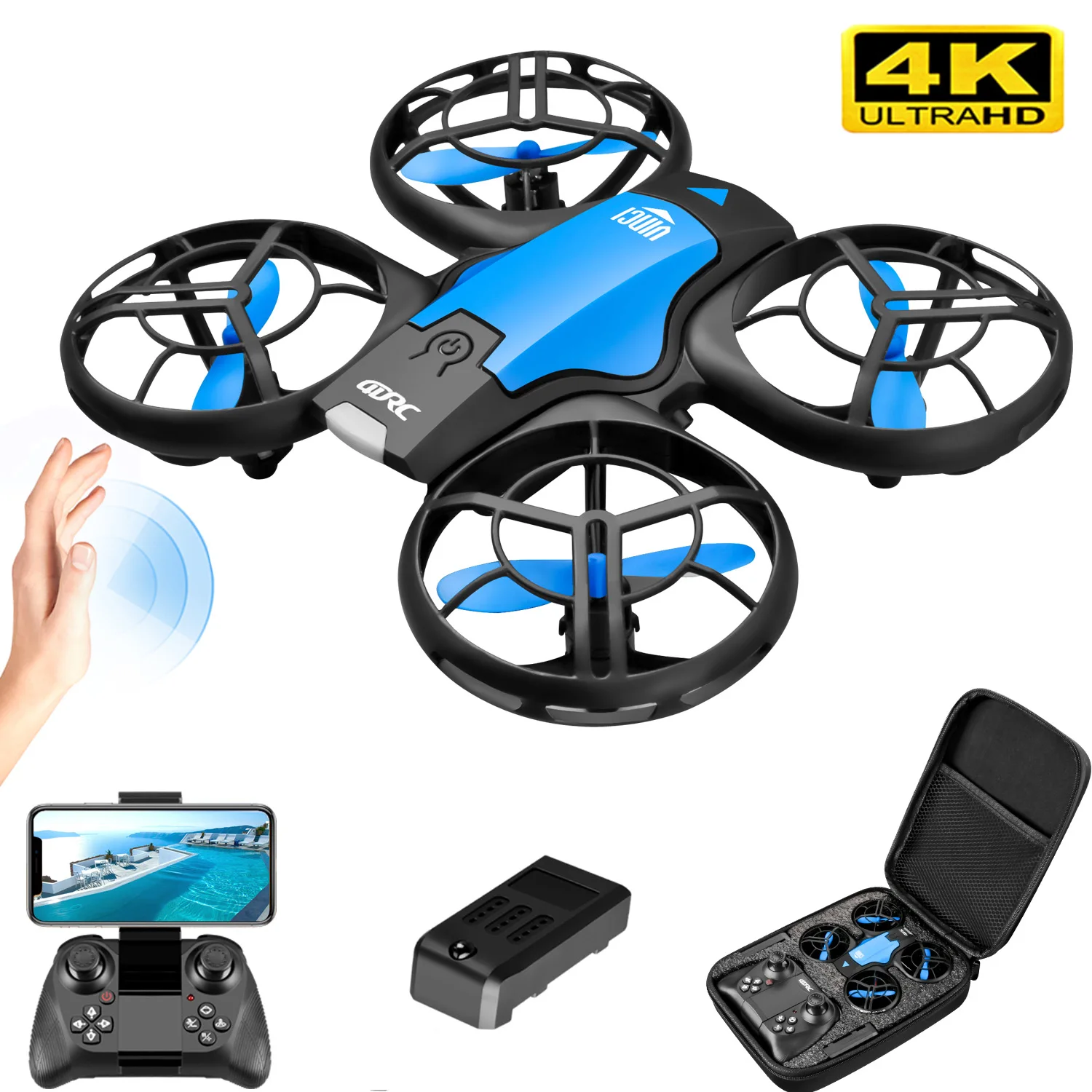 V8 New Mini Drone 4k professio – Rc Helicopter Electric Bewertung und Preis