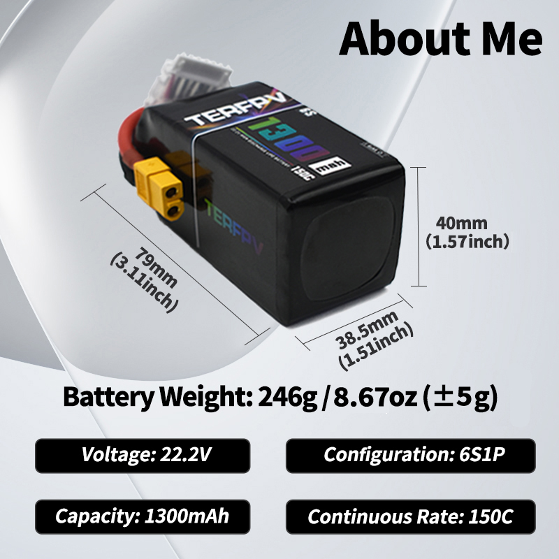 TERFPV Lipo Battery 6S 22.2V 1 – Rc Helicopter Battery Bewertung und Preis