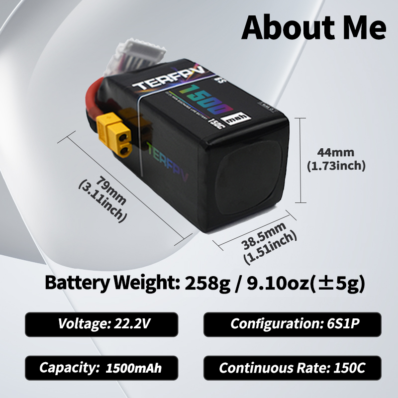 TERFPV Lipo Battery 6S 22.2V 1 – Rc Helicopter Battery Bewertung und Preis