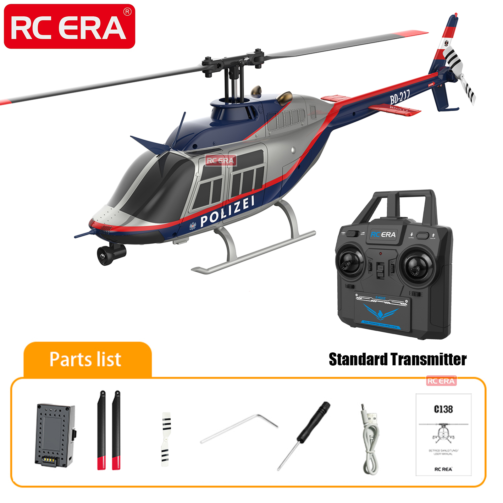 RC ERA C138 BELL 206 Jet Range – Rc Helicopter Gyro Bewertung und Preis