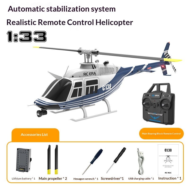 Rc Era C138 Bell 206 Rc Helico – Rc Helicopter Single Rotor Bewertung und Preis