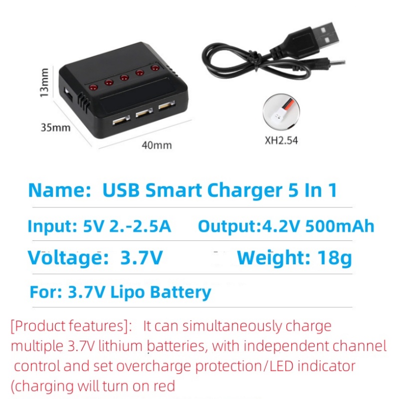 Syma X5HW X5HC X5C X5SW 3.7V 5 – Rc Helicopter Charger Bewertung und Preis