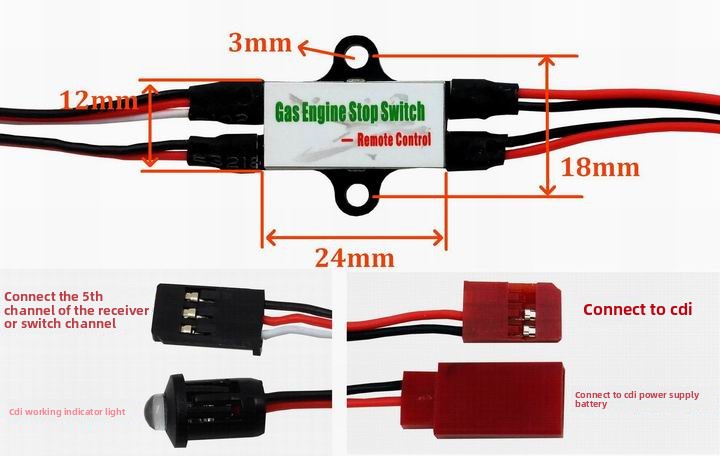 Gas Engine CDI Kill Switch for – Rc Helicopter Gas Bewertung und Preis