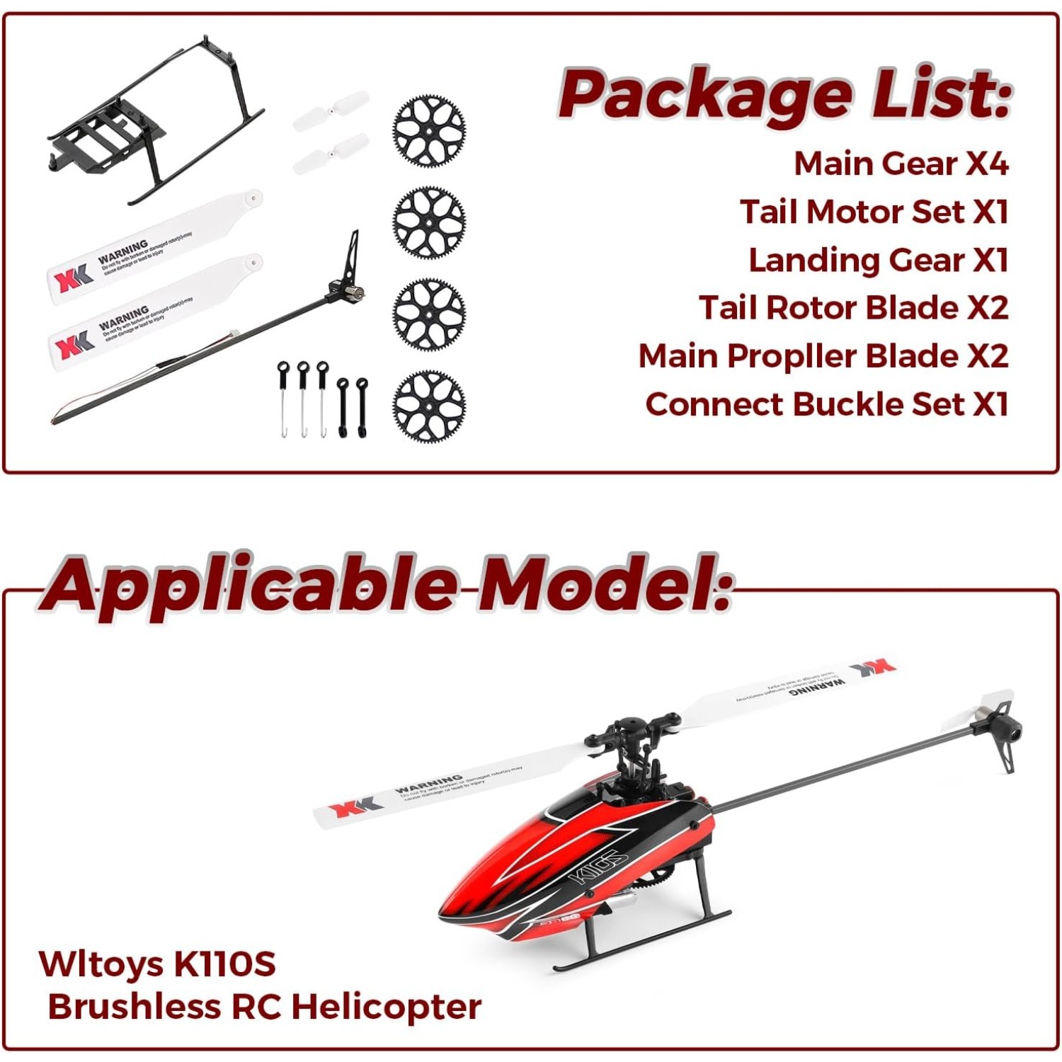 Spare Accessory Kit, Compatibl – Rc Helicopter Blade Bewertung und Preis