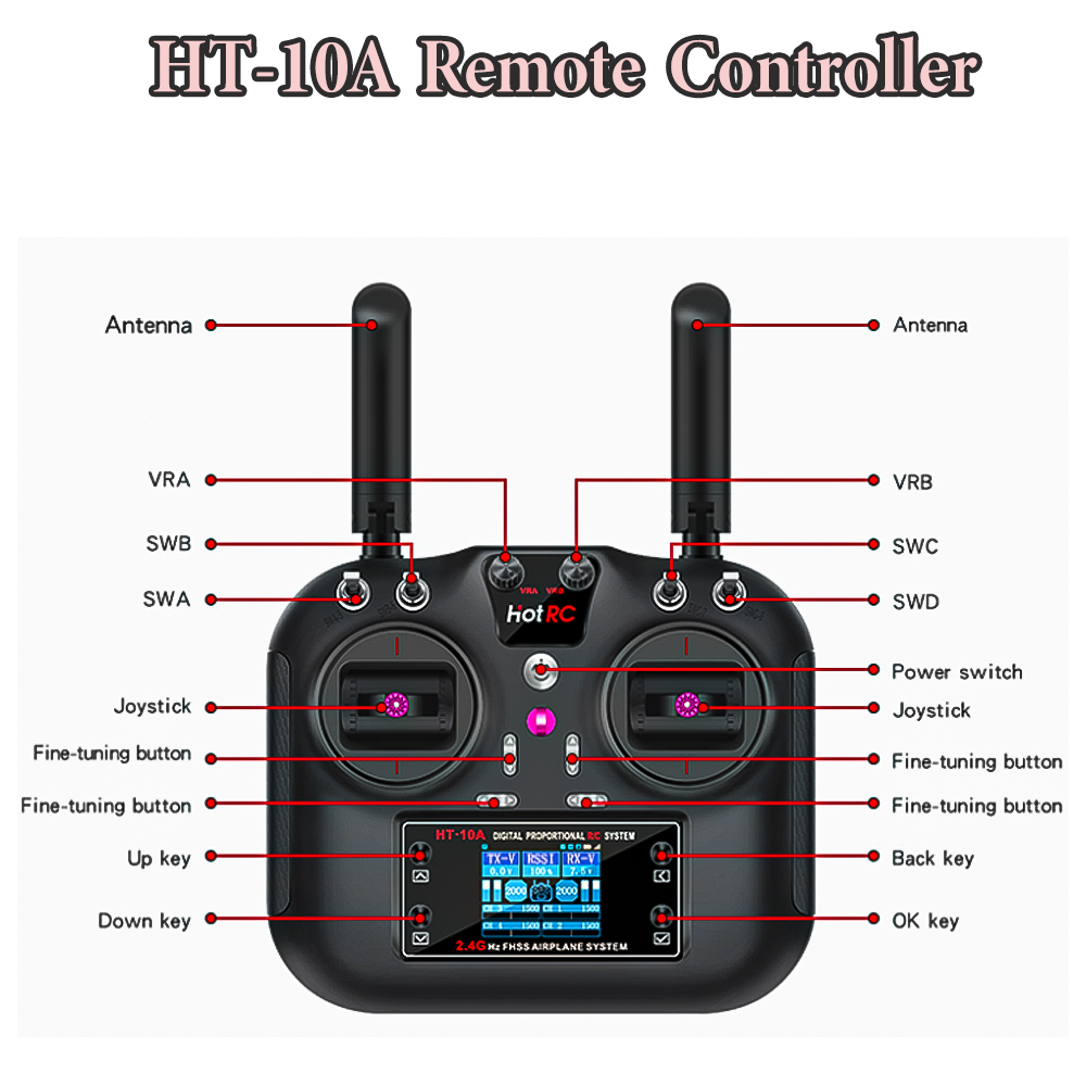 Hotrc HT-10A 2.4G 10CH Transmi – Rc Helicopter Battery Bewertung und Preis