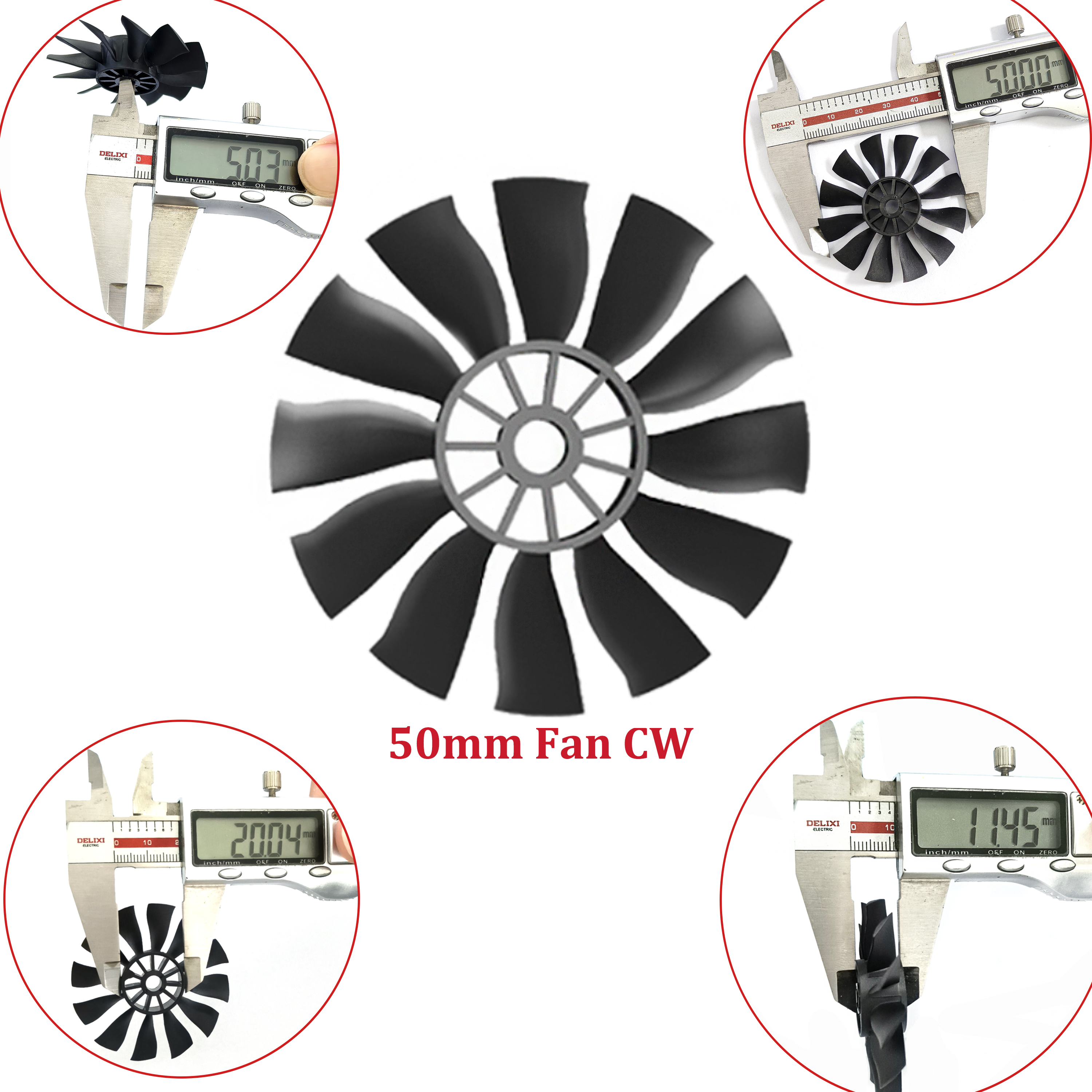 QX-MOTOR 12Blades CW CCW 70mm  – Rc Helicopter Blade Bewertung und Preis