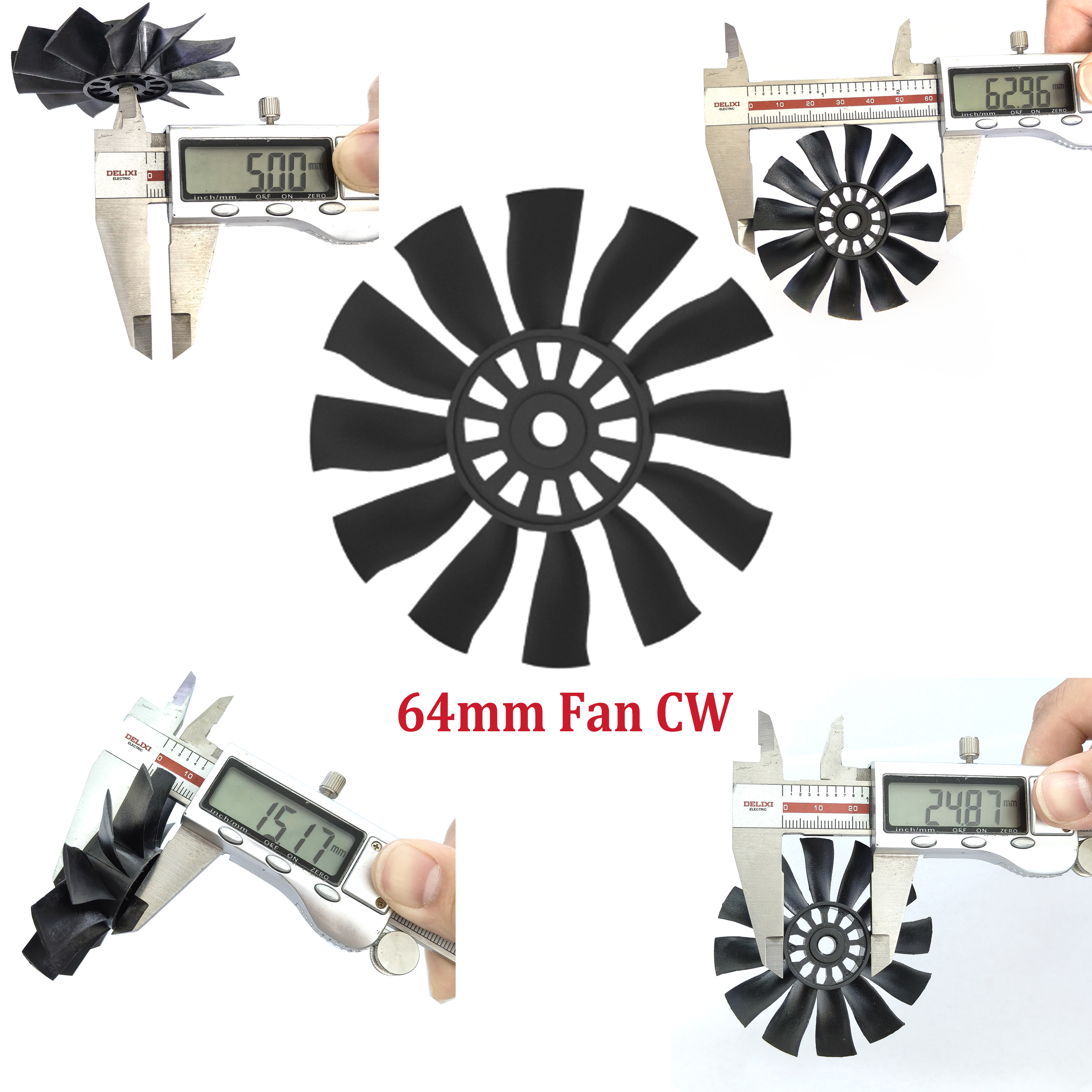 QX-MOTOR 12Blades CW CCW 70mm  – Rc Helicopter Blade Bewertung und Preis