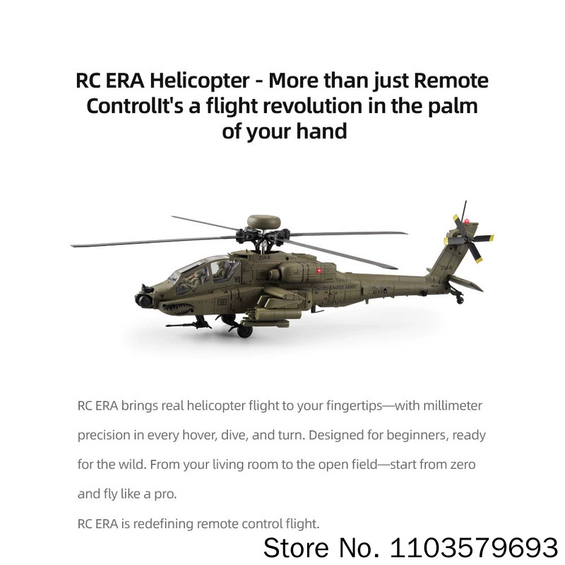 Rc Era Rc Helicopter Ah 64d Ap – Rc Helicopter Single Rotor Bewertung und Preis