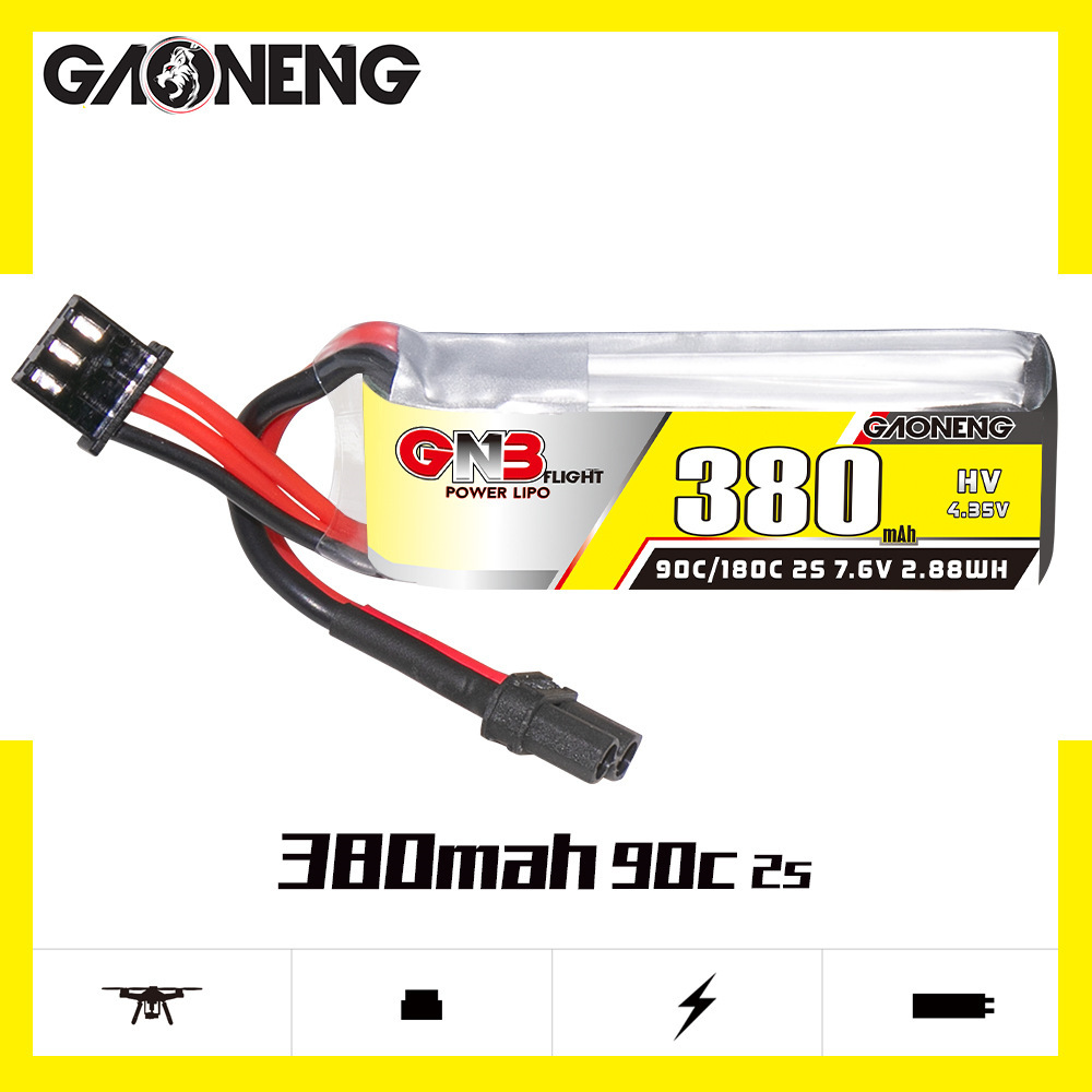 GNB 2S 7.6V 380mAh 90C/180C Li – Rc Helicopter Parts Bewertung und Preis