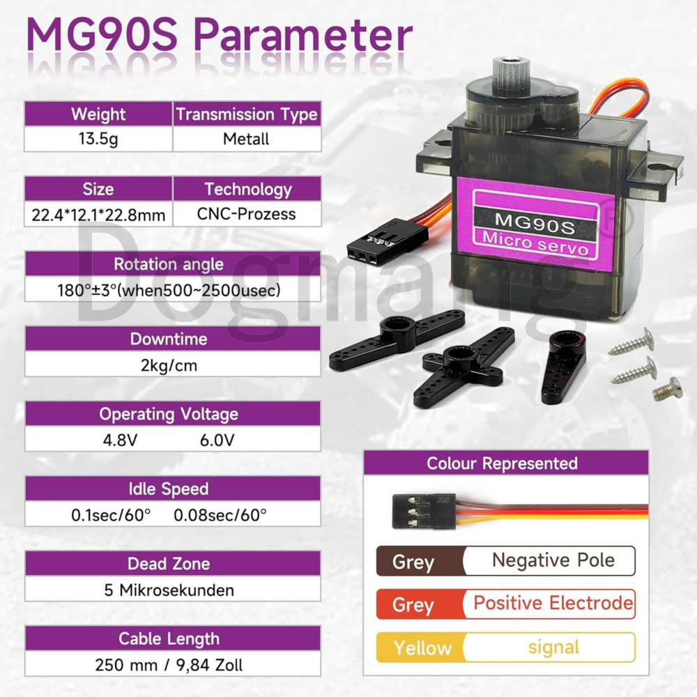 MG90S Servo 1/2/4/10/20/50 Pcs – Rc Helicopter Mini Bewertung und Preis