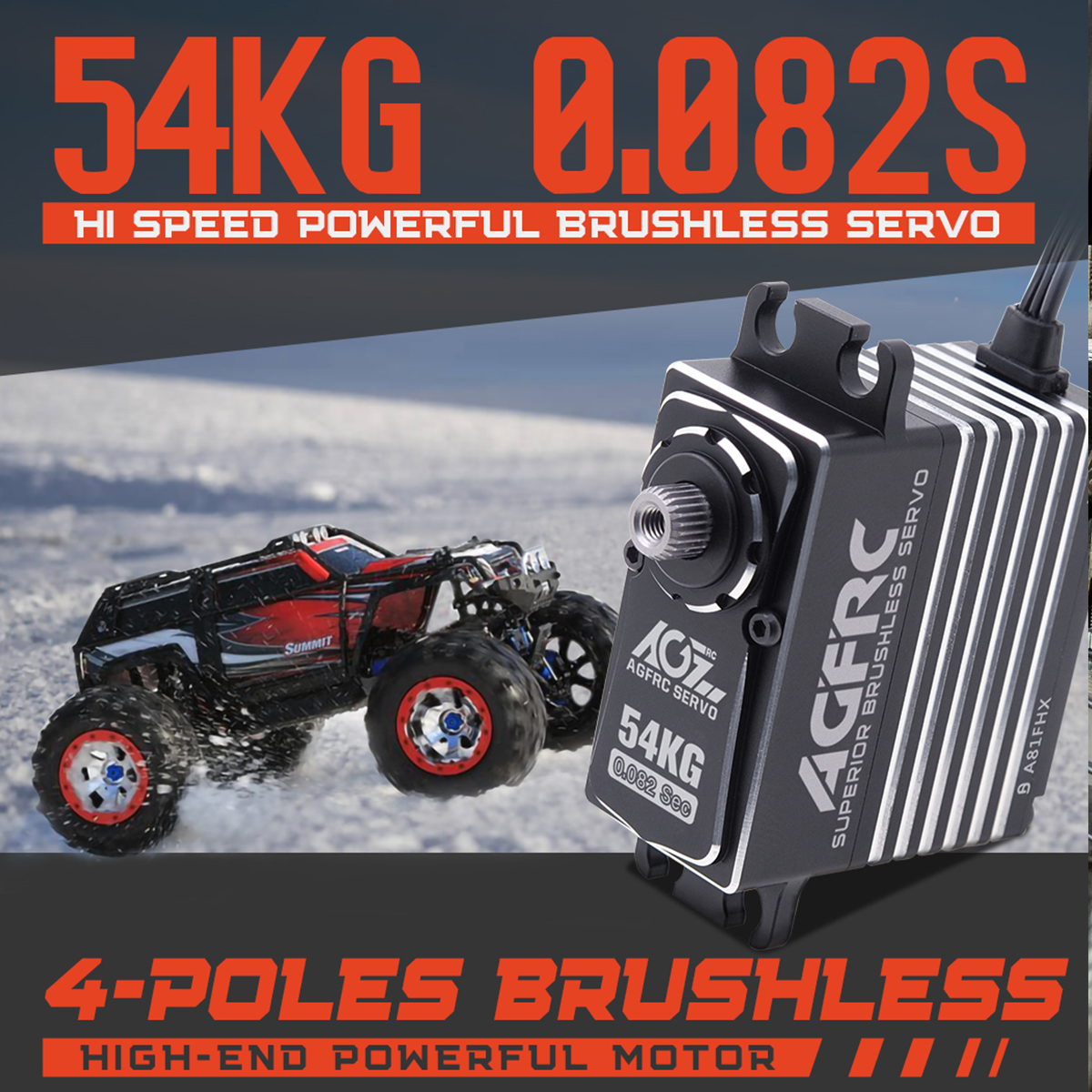 AGFRC A81FHX 54KG HV 4-Pole Br – Rc Helicopter Large Bewertung und Preis