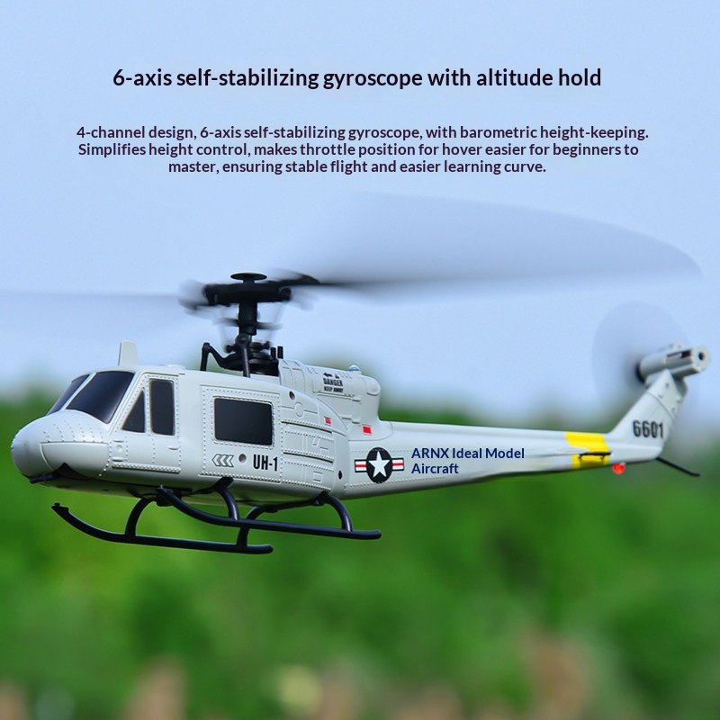 Huey F6601 4CH RC Helicopter - – Rc Helicopter Single Rotor Bewertung und Preis