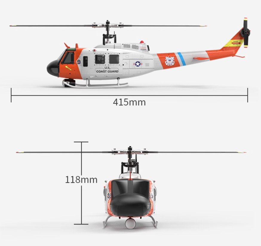 YUXIANG F07S Battery UH-1 RC H – Rc Helicopter Coaxial Bewertung und Preis