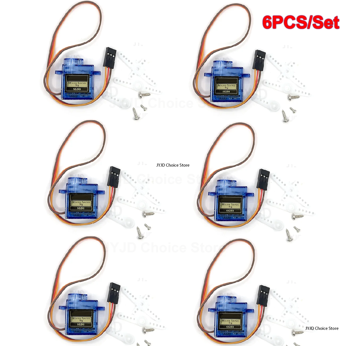 6pcs Sg90 9g Micro Servo Motor – Rc Helicopter Servo Bewertung und Preis