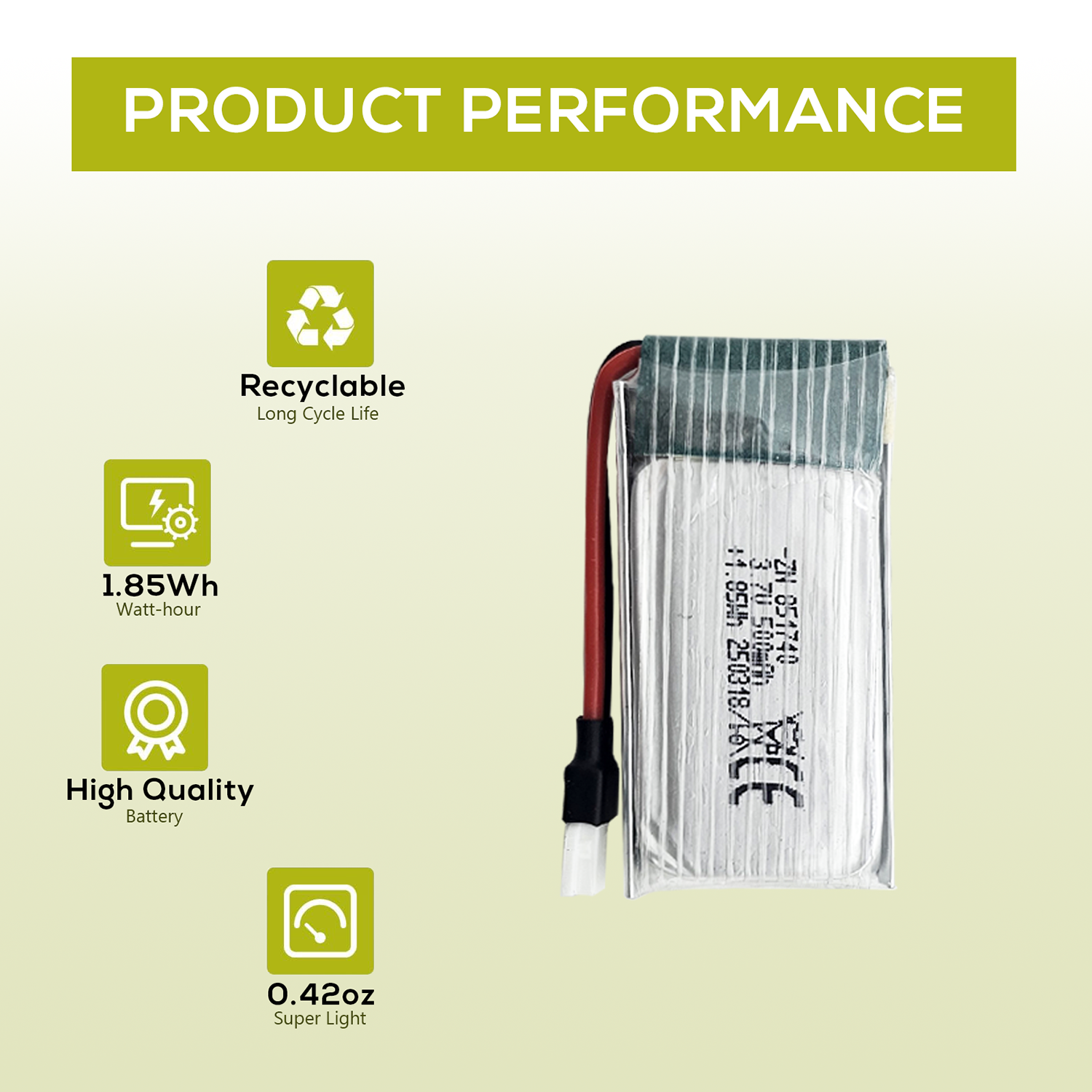 5Pcs 3.7V 500mAh LiPo Batterie – Rc Helicopter Charger Bewertung und Preis