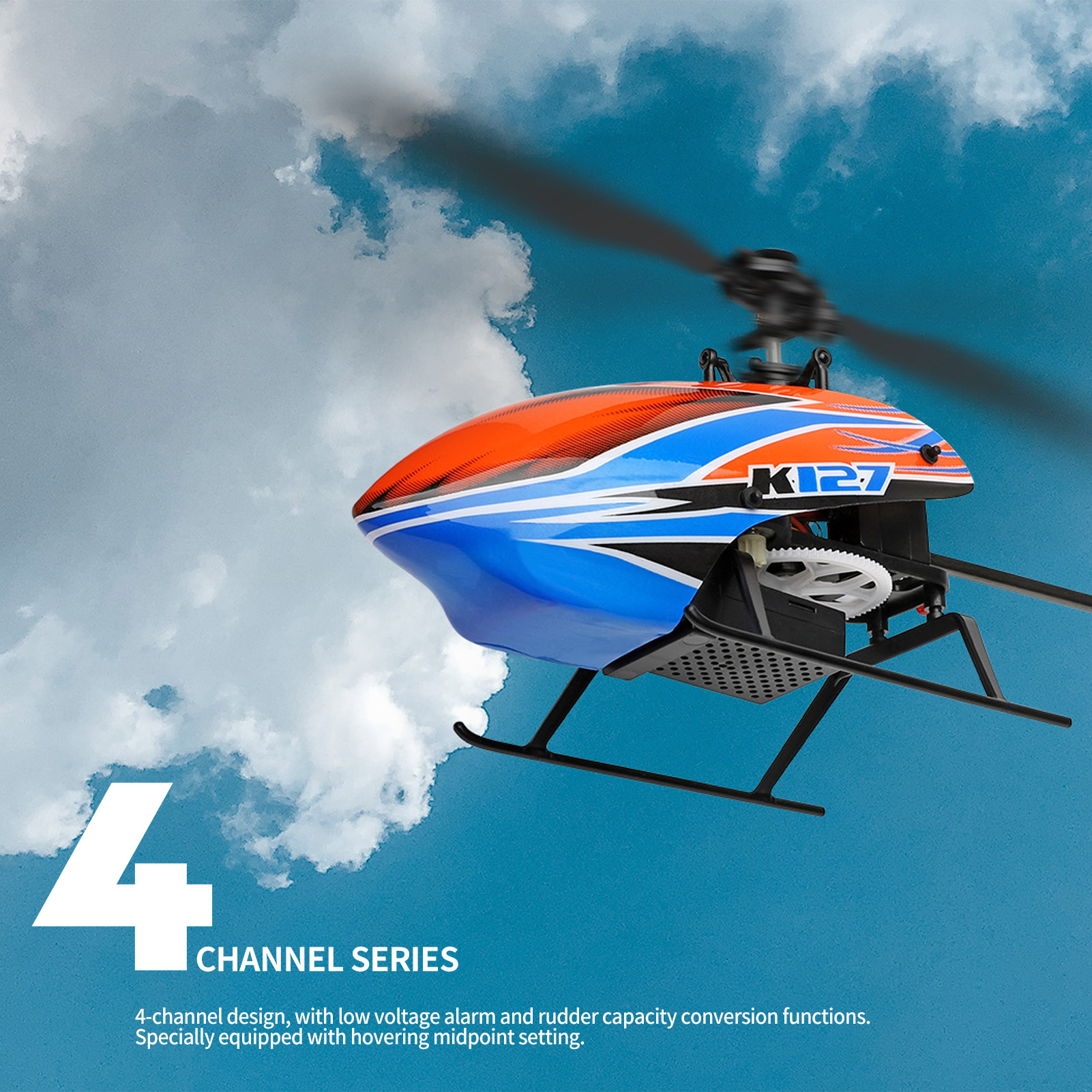 WLtoys XK K127 4CH 6-axis Gyro – Rc Helicopter Blade Bewertung und Preis