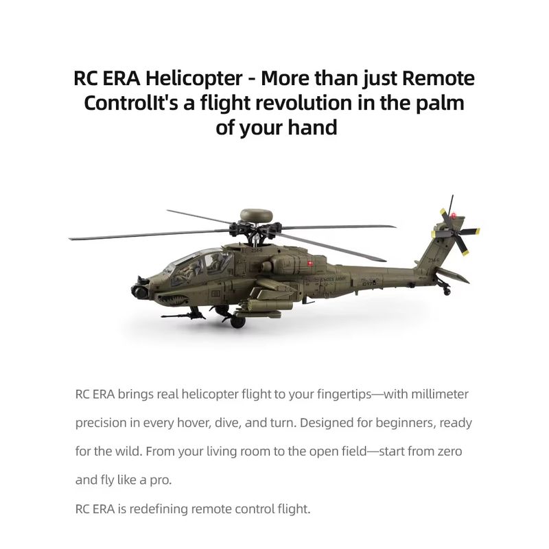 New In Stock RC Era Ah-64d Apa – Rc Helicopter Single Rotor Bewertung und Preis